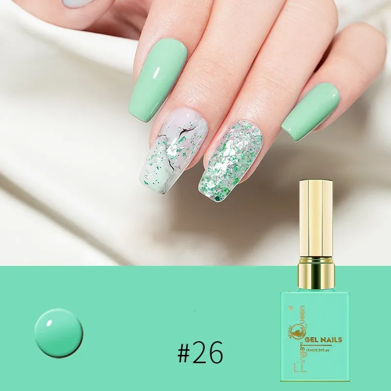 Hot Selling 94 Colors Vegan Nail Oil Gel Set Private Brand Uv Gel Nail Polish 15ml Gel Salon Wholesale