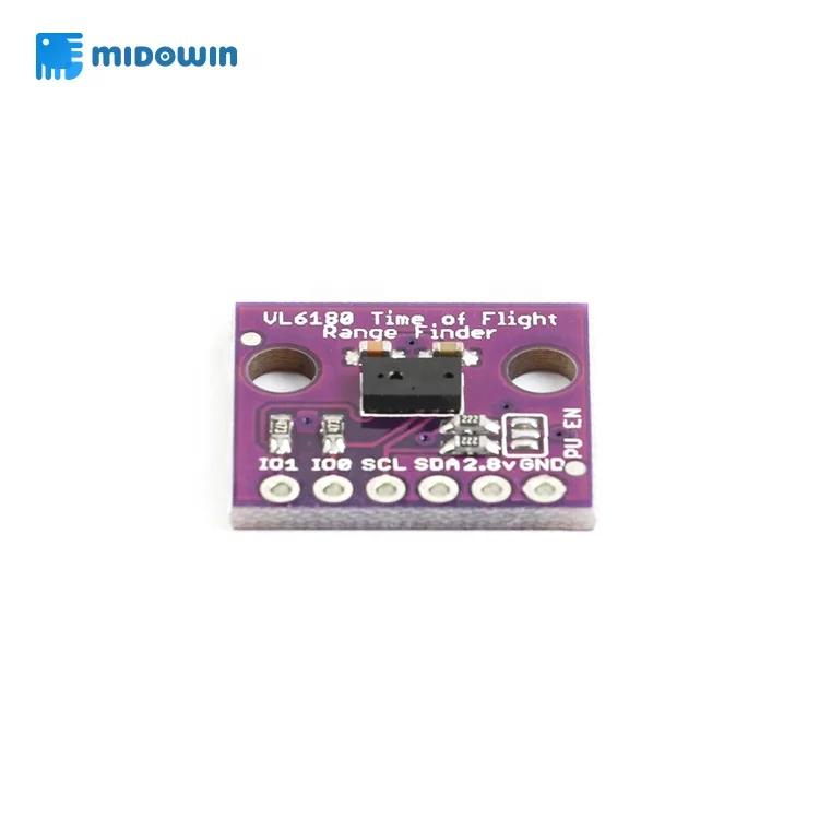 
New & Original Time of Flight Range Finder Optical Ranging Light Sensor Module MCU-6180 VL6180 