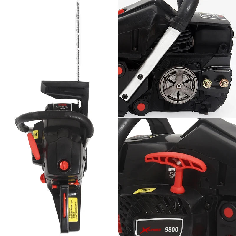 Wholesale By Manufacturer 2 Stroke Petrol Chain Saw Multifunction Wood Cutting Machine  52cc Chainsaw