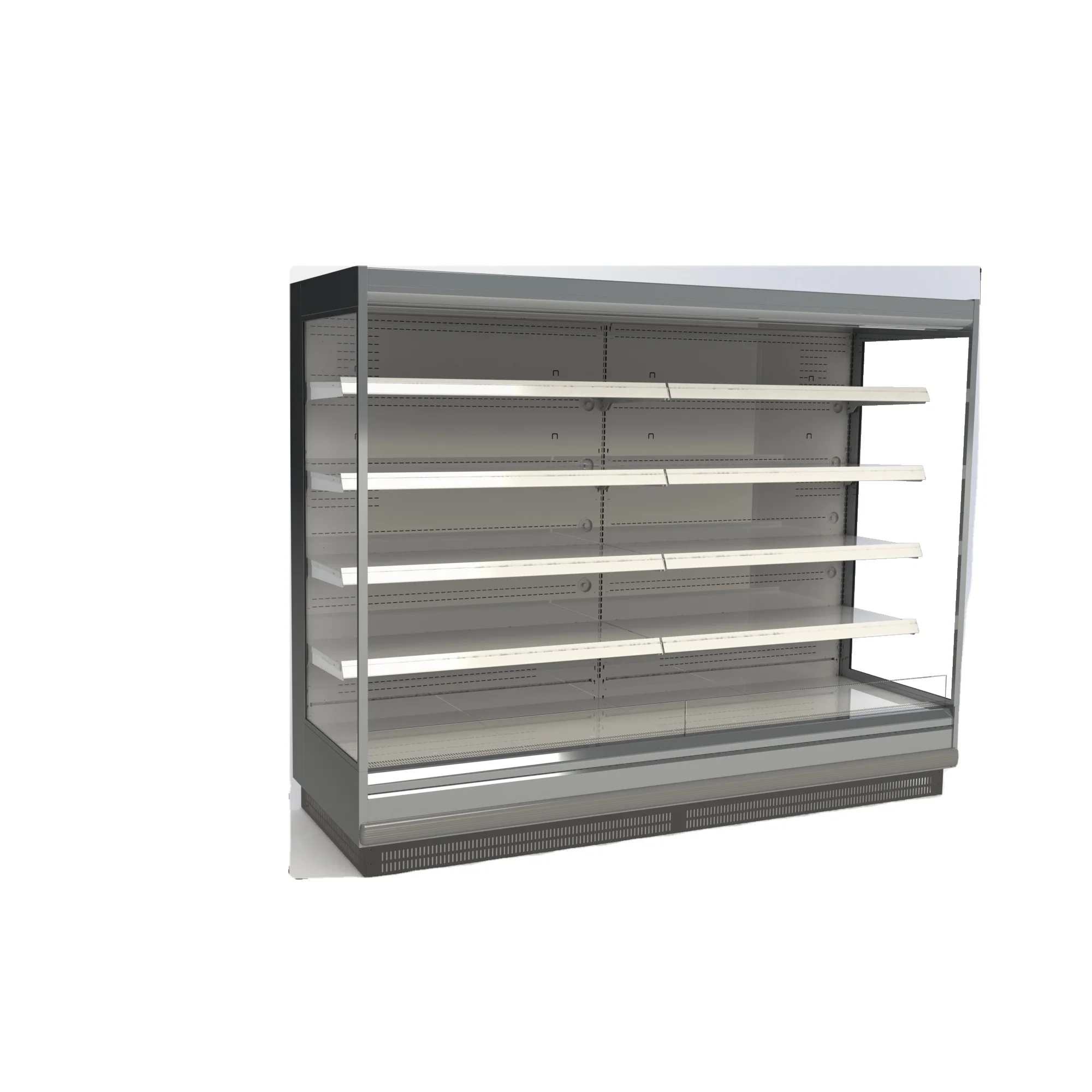 Commercial supermarket multidecks open chiller fridge for vegetable and fruit