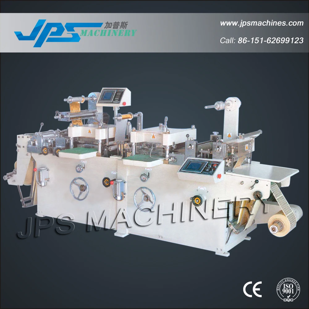 JPS-320A Double-Station Label Sticker Flatbed Die Cutter With Sheeting Function
