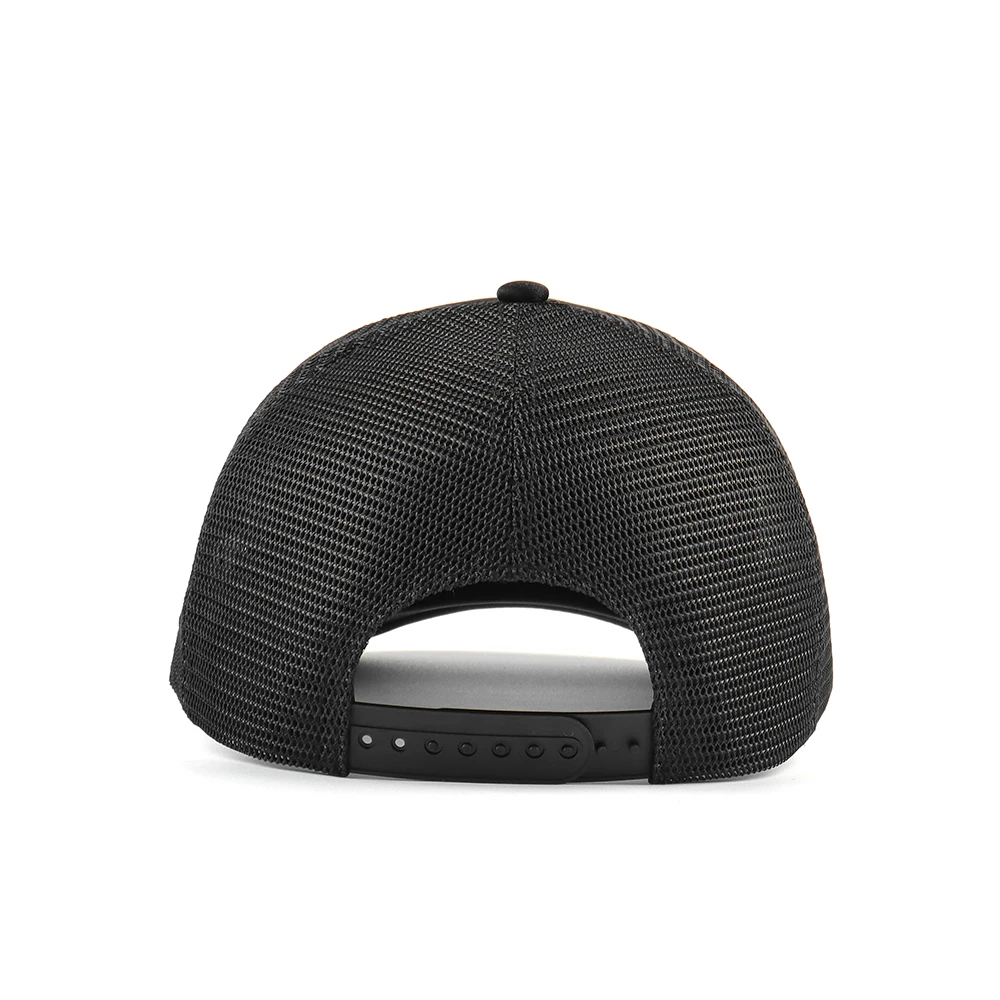 Wholesale Custom Printed Logo Custom Foam Truck Mesh Cap 3d Puff Print Trucker Hat  Gorras Mesh Trucker Hat with Rubber Patch