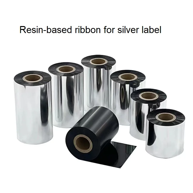 Heat Transfer Film Labels OEM Low Pet Film for Silver/gold for Uv Printing High Quality Resin-based Ribbon 110mmx300m 300 Meters