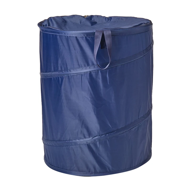 Collapsible Garden Waste Bag Yard Lawn Garden Leaf Bag Pop Up Hamper Barrel Trash Can Camping Laundry Toys Organizer