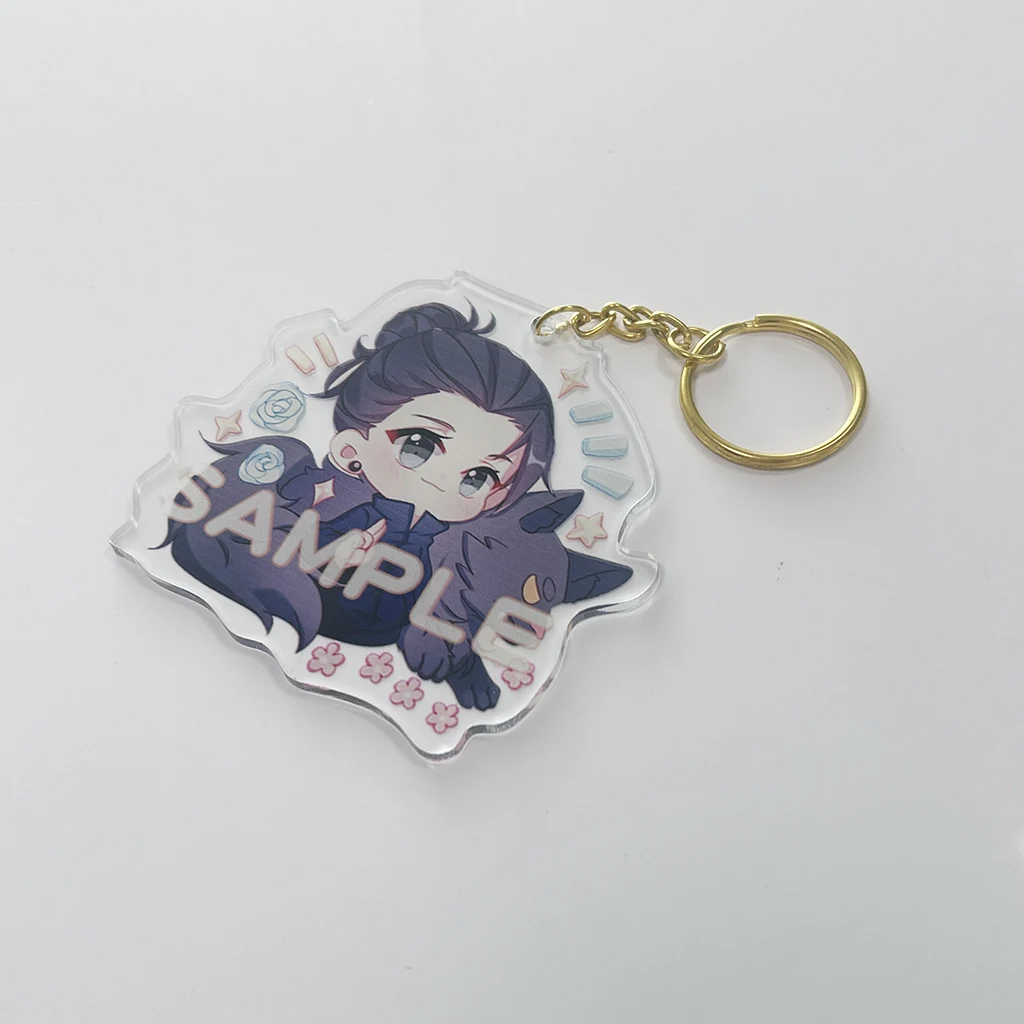 
Acrylic Charms Customized Acrylic Charm Hologram Keychains 