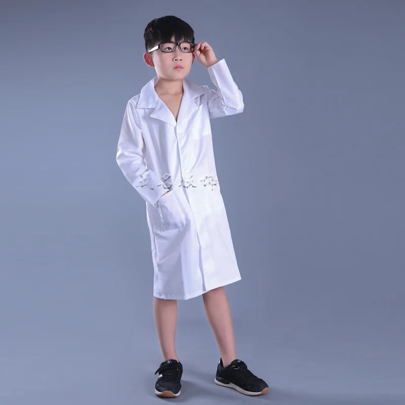 Customize Carnival Cosplay Career Surgeon Gown Costume Halloween Occupational Uniform Doctor and Nurse Kids Party Costume