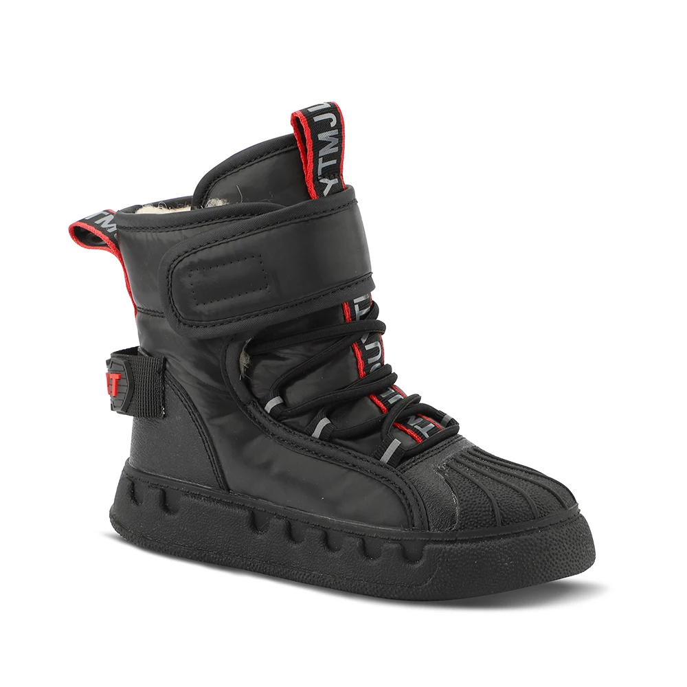 
2021 winter boys girls black waterproof kids motorcycle boots 
