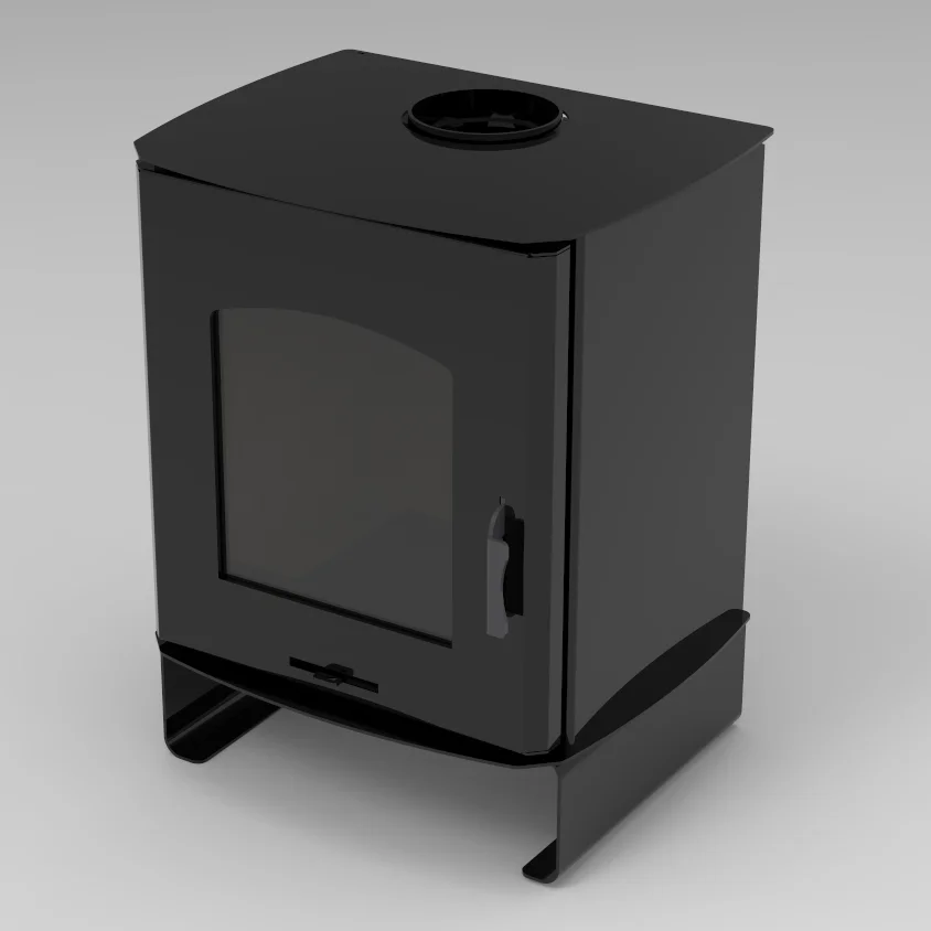 Pincheng outdoor barrel sauna walking stick wood stove with refractory brick