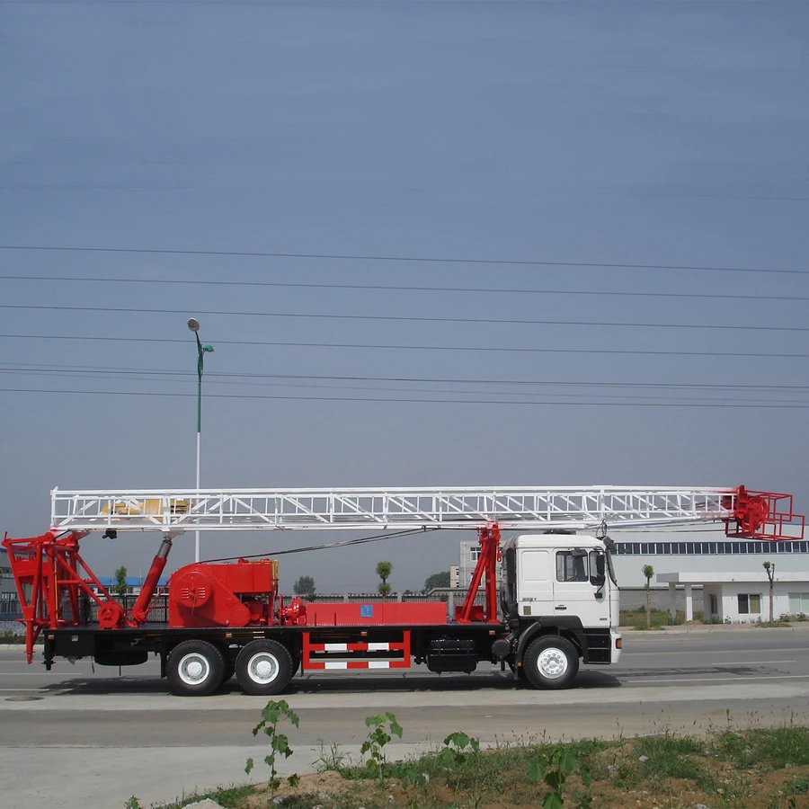 RG API Standard Oil Field Oil and Gas Well Bore Hole Truck Mounted Mobile  XJ 40  Workover Rig