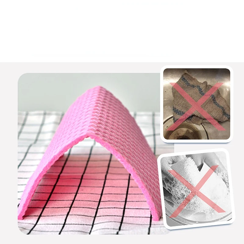 FF2893 Lint Free Kitchen Swedish Dishcloths Reusable Cleaning Rags Swedish Dish Cloth Super Absorbent Microfiber Cleaning Cloths