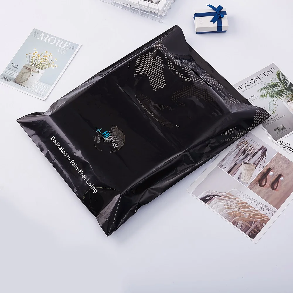 Подгонянный печатание логотипа die cut пластиковая ручка хозяйственная сумка с логотипом в предпосылке