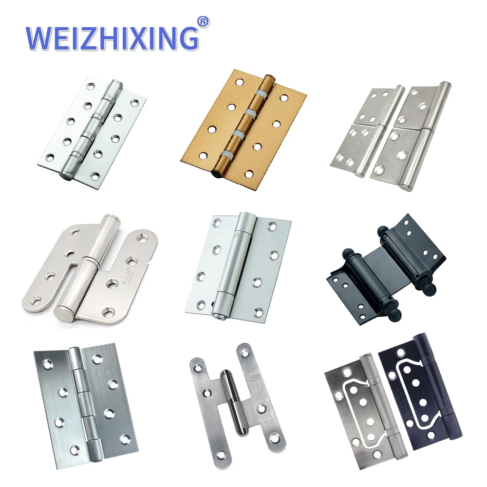 WEIZHIXING 4 'и 5' 304 из нержавеющей стали прикладом с шарикоподшипником и дверным шарниром для тяжелой деревянной двери 3d шарнирная мебель