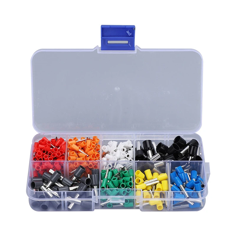 400pcs Tubular Terminal Block Combination Box for Wire Ferrule Crimp Connector kit