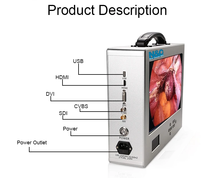 USB Playback Endoscope Camera with Integrated System