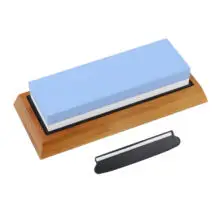 2 Grits Whetstone Set 2-Side Wet Stone Knife Sharpener Stone Sharpener Wetstone
