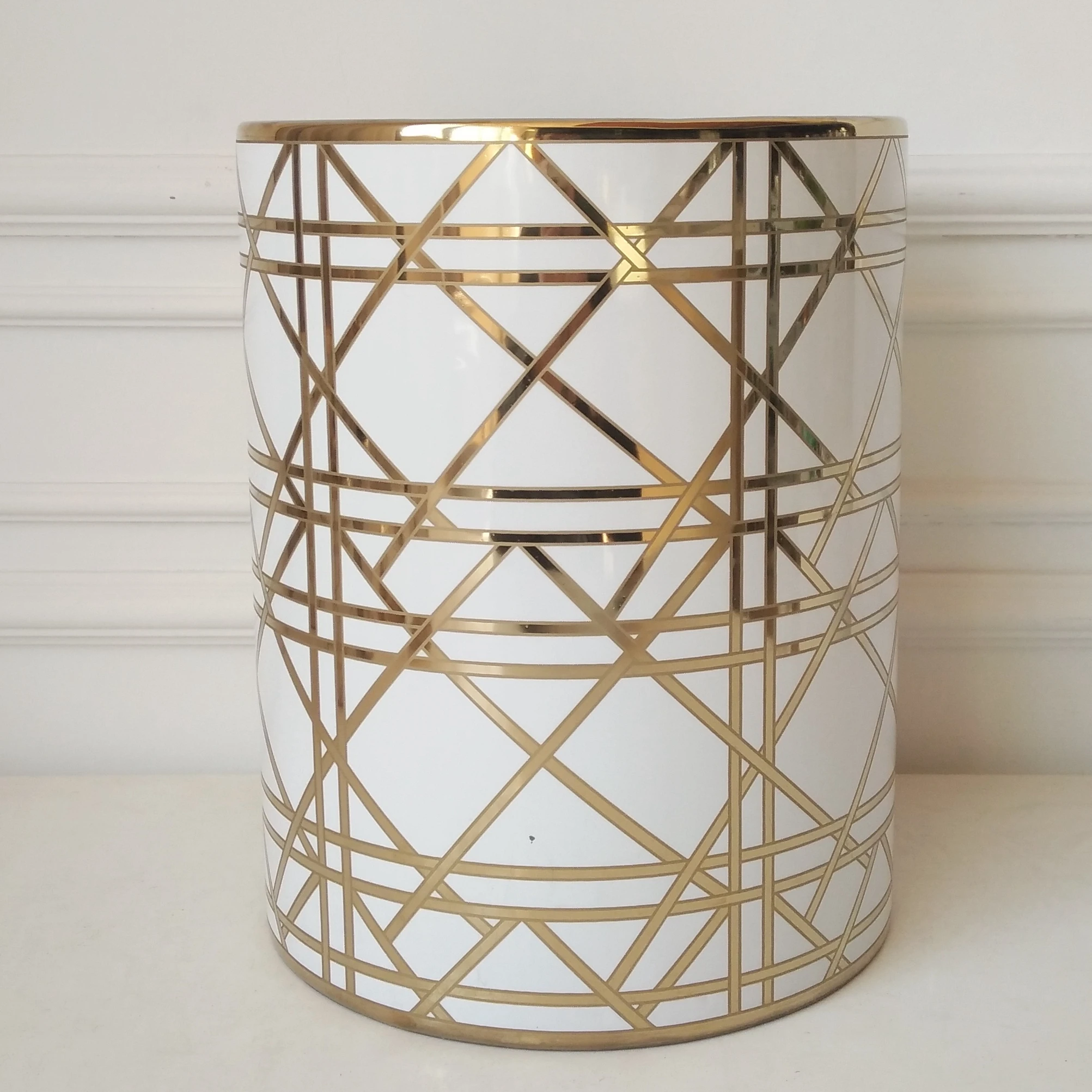 Bathroom Ceramic Sets Accessories Luxury Gold plating Customized Logo Style