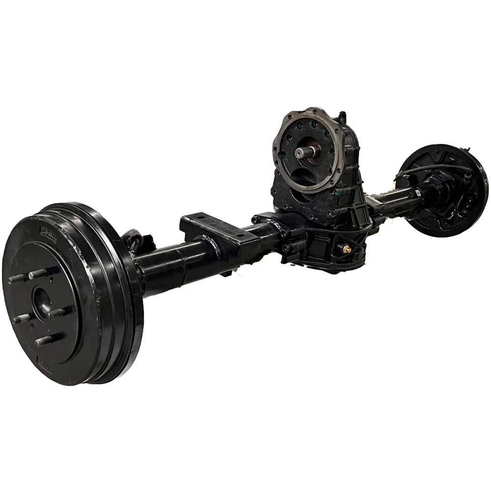 Small vehicle applications low-speed shift disc brake electric tricycle drive rear axle assembly for solar electric tricycle