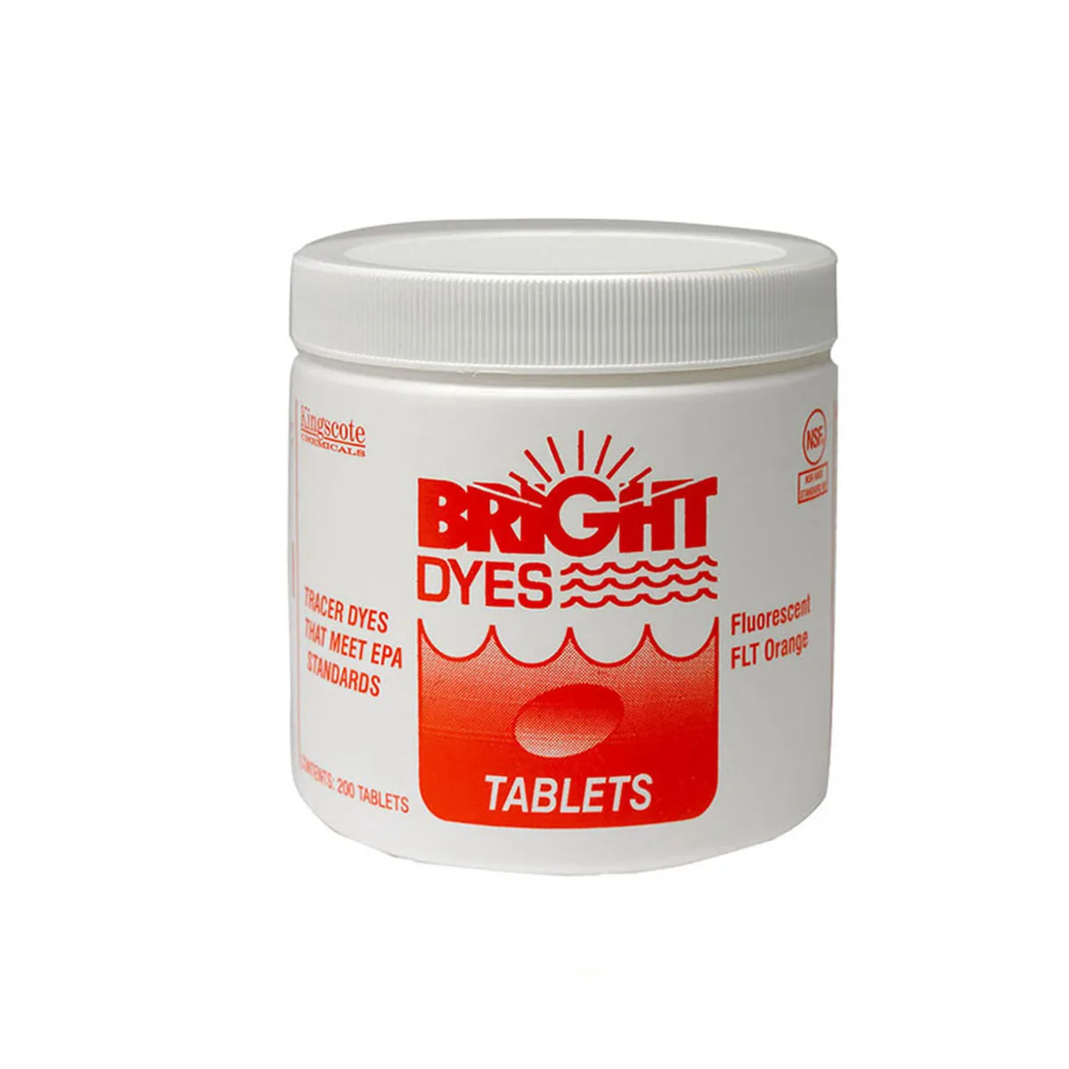 Fluorescent FLT Orange Tablets Made In USA Tracer Dye Tablets for reactive dye