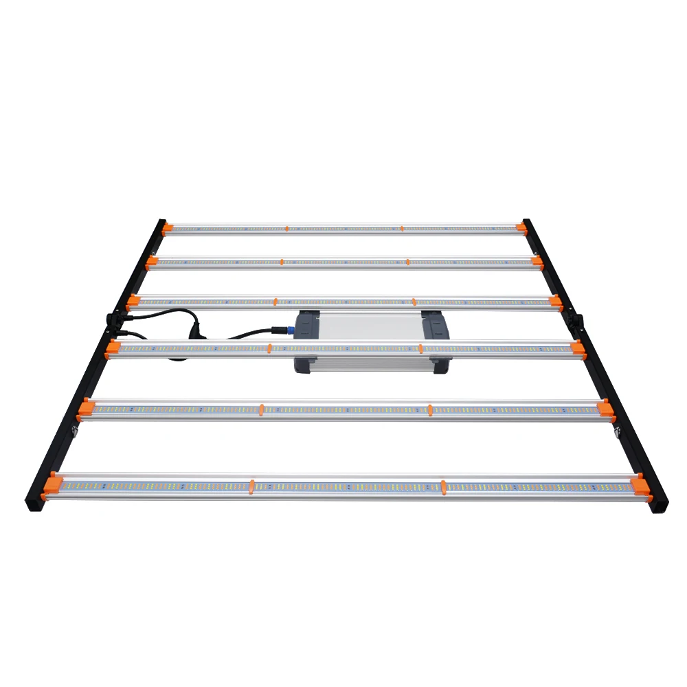 Longood 650W 640W 2.8umol samsung lm301b lm281b bar led strip grow light kit Full spectrum 6 bars dimmable LED grow light 4ft