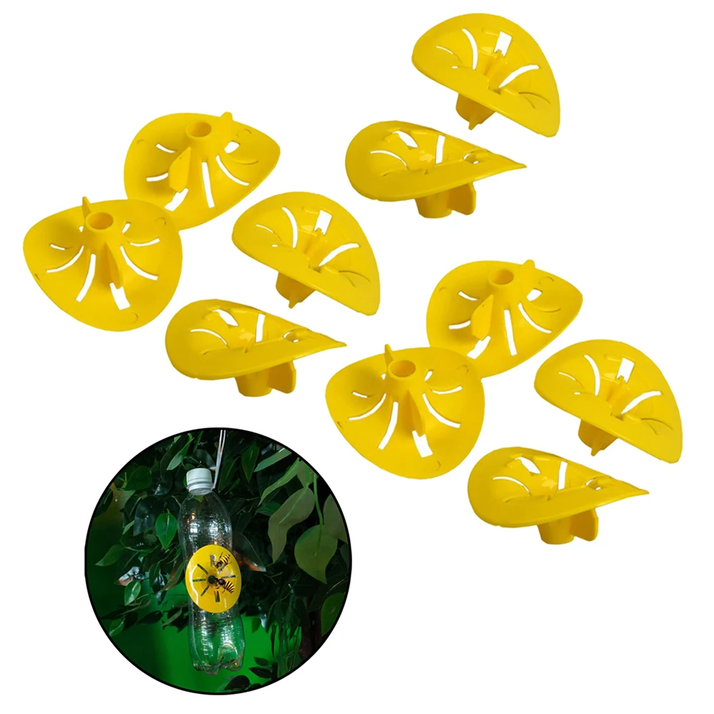 1/5PCS Reusable Bee Catcher Flower Shaped Flying Insects Funnel SPDAK Hornet Trap Catcher Wasp Insects Home Garden Wasp Traps