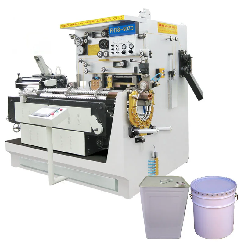 18L Liter Large Big Tin Tinplate Paint Drum Pail Barrel Machinery Can Making Machine Production Line