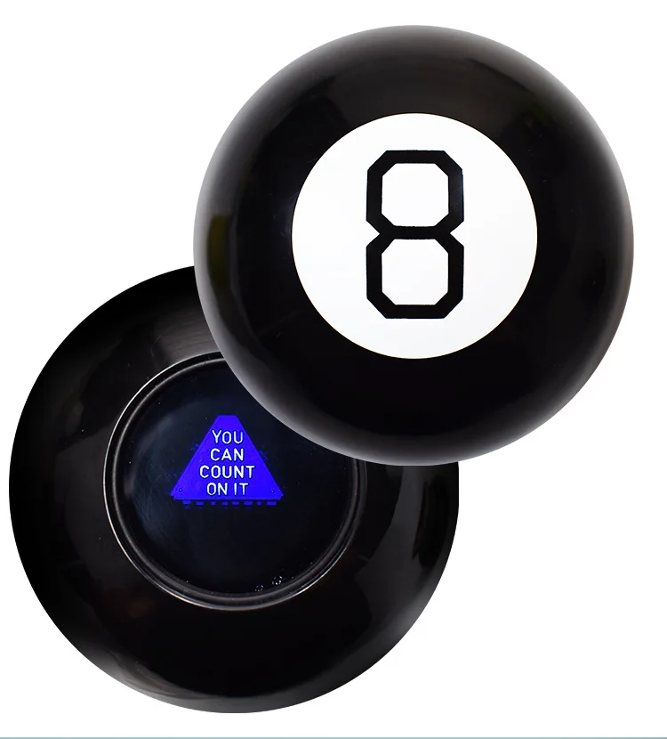 Adult Spoof Decompression Fun Toys Friends Same Style Stage Performance Props Black 8 Prediction Magic Ball