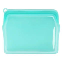 Leak Proof 100% Kitchen Silicone Pouch Bpa Free Eco-friendly Reusable Silicone Cosmetic Phone Pocket Pouch Food Storage Bag