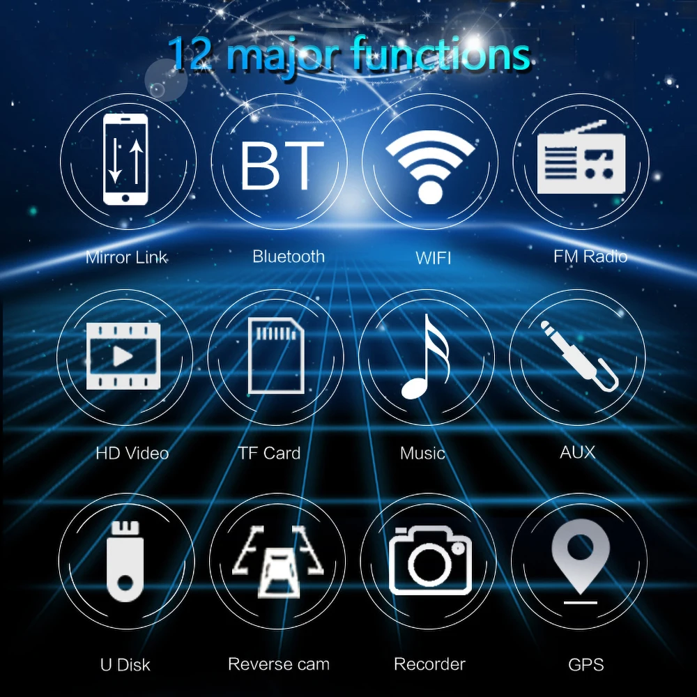 7 inch manual sub auto electronics mirror link mp5 player android car radio