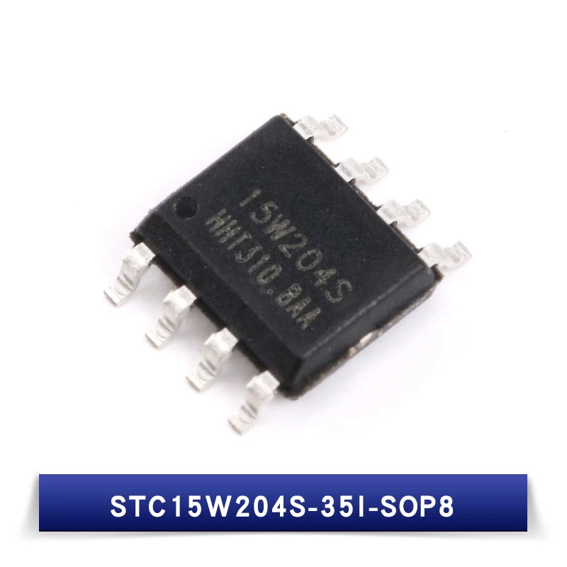 Оригинальный подлинный STC15W204S-35I лапками углублением SOP-8/лапками SOP-16 размеры для возраста от 1 8051 Микроконтроллер микросхема 4KB флэш-память SRAM: 256B EEPROM: 1KB