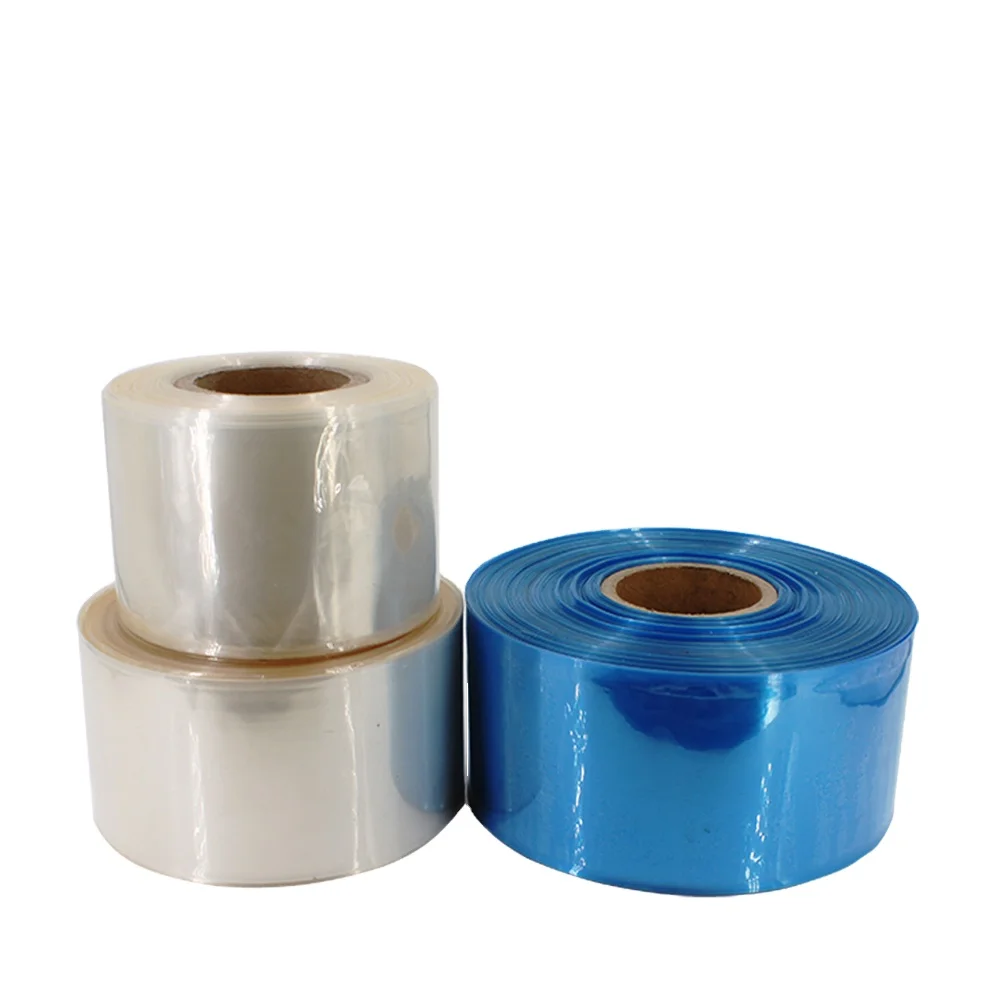 Прямая продажа, кристально прозрачная ПВХ термоусадочная пленка для бутылок