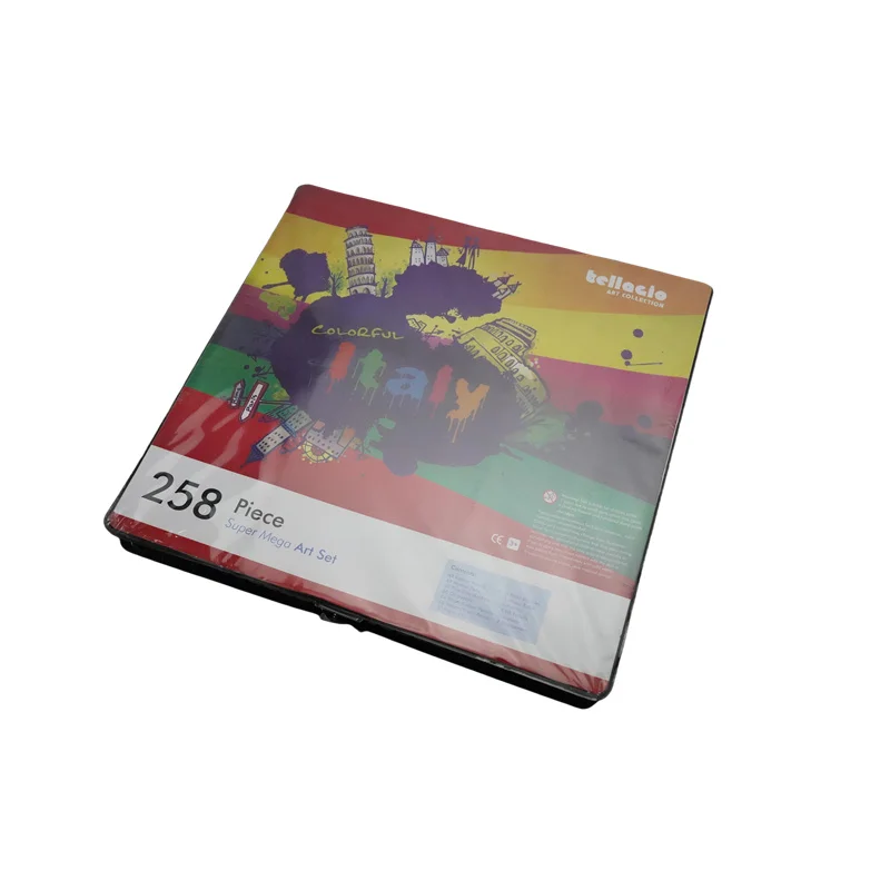 258pcs multicolor art set for children drawing painting art set