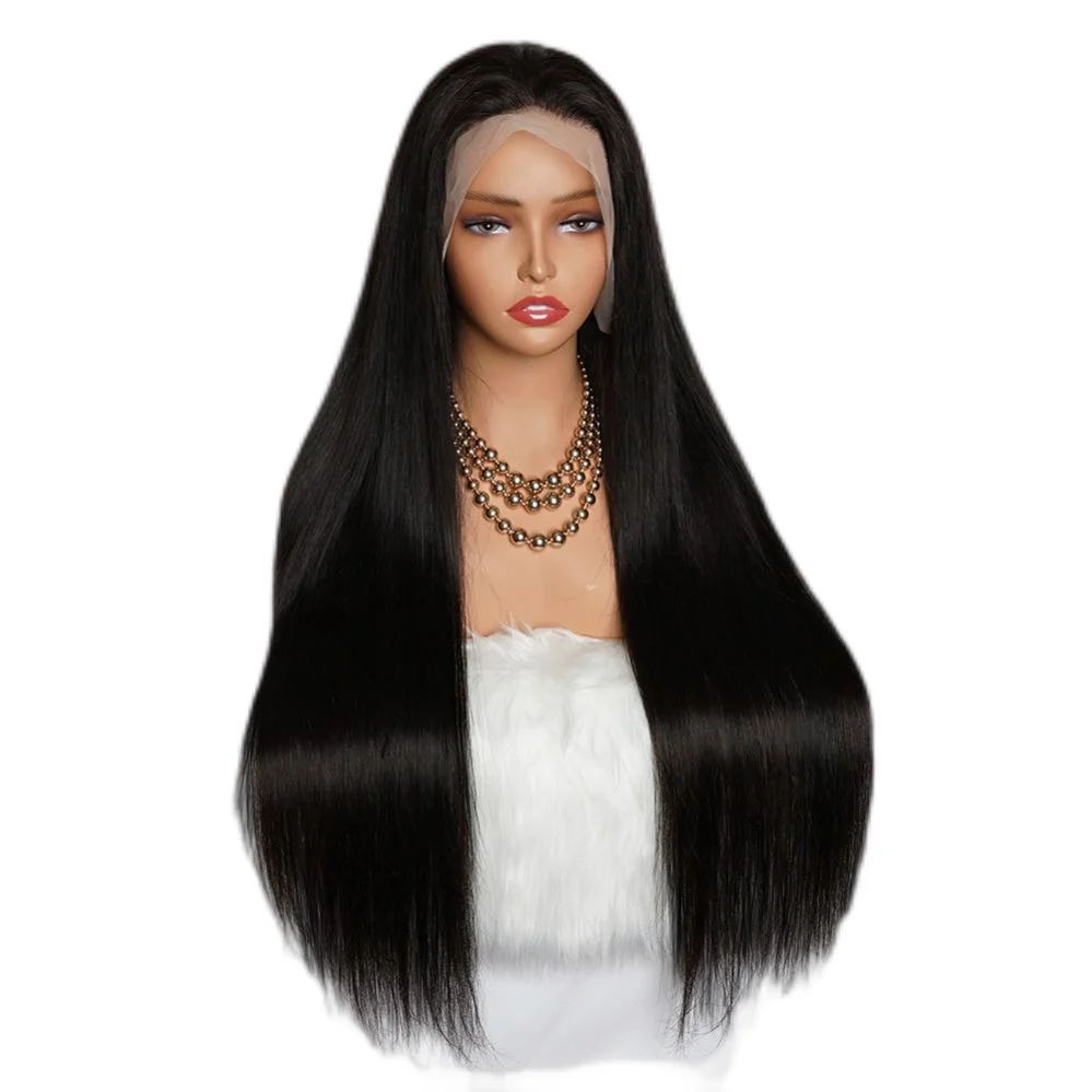 Bone Straight Wig Wholesale Glueless 360 Full HD Frontal Virgin Raw Brazilian Human Hair Lace Front Wig for Black Women