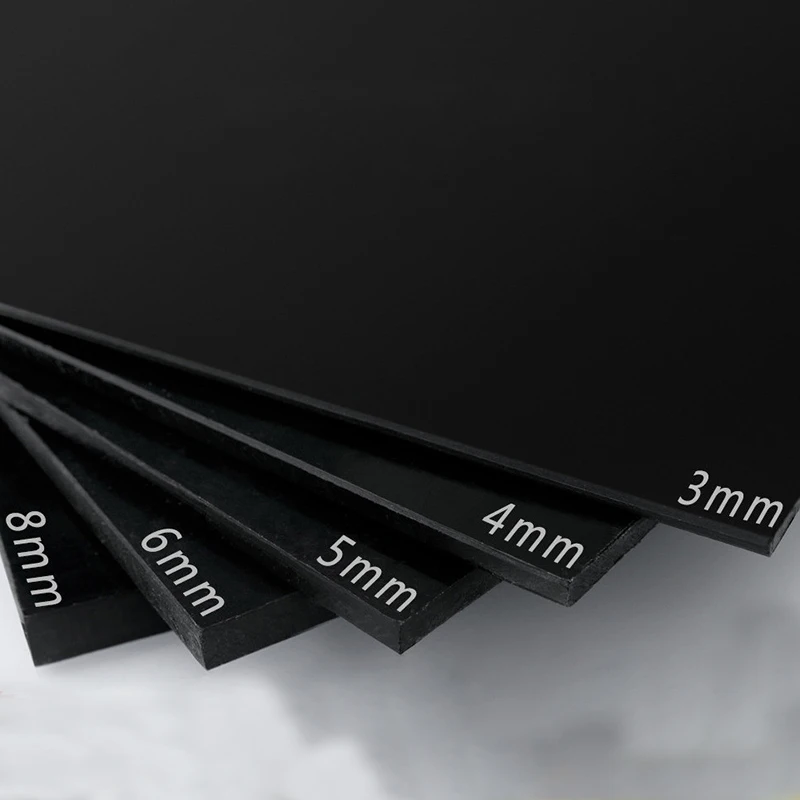 Frosted light tight 5mm Black polycarbonate plastic sheet for Machine casing guard