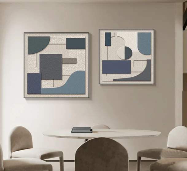 Simple large sunflower home hallway wall decor metal hanging frames