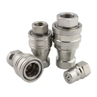 High Pressure 5000 Psi Carbon Steel Air Quick Connect Coupler Hydraulic Quick Coupling Fitting