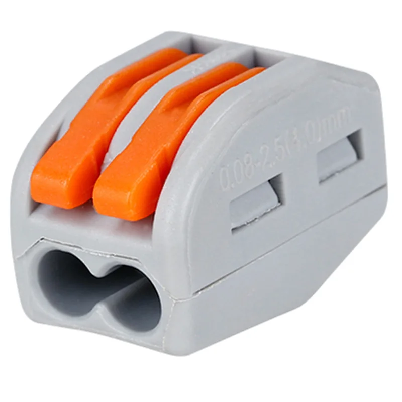 Универсальный клеммный блок Quick-Connect 222-412, универсальный быстрый проводной разъем