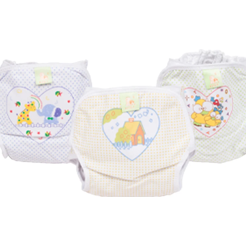 Custom baby training pants cartoon eusable nappies baby pants diaper cloth nappies