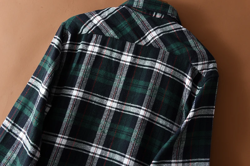 Мужская Фланелевая рубашка с начесом, повседневная клетчатая рубашка в клетку, с длинным рукавом, в стиле кэжуал, для лета, 24 цвета