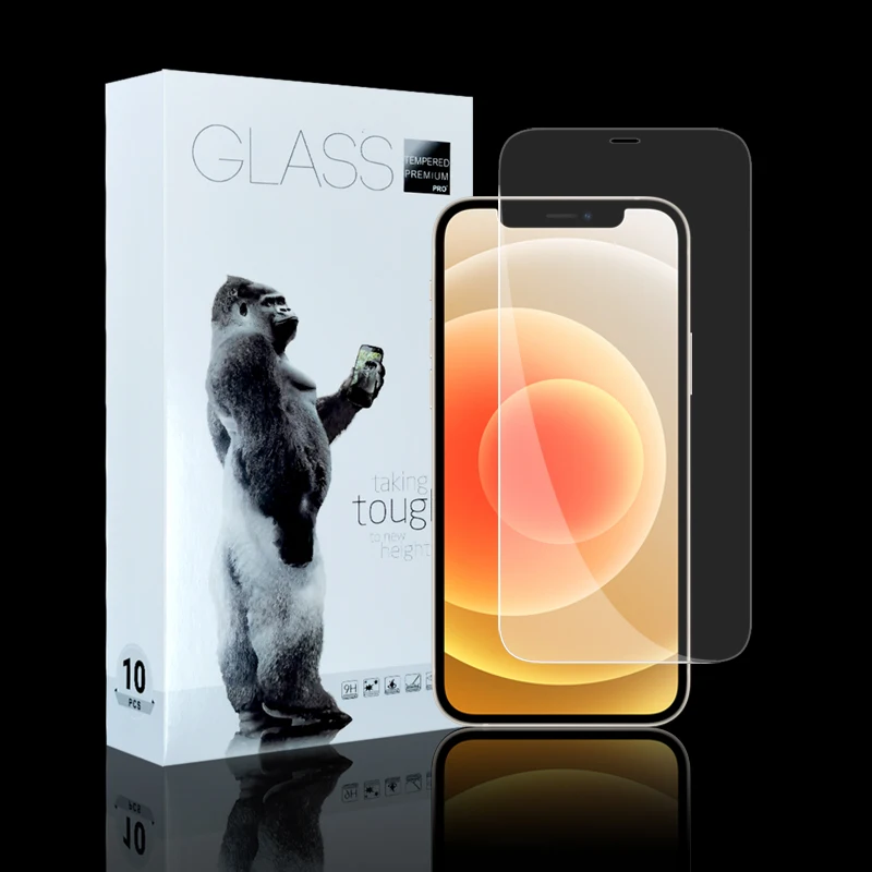 factory whosale anti-scratch anti-fingerprint iphone pro max 12 13 mobile phone glass screen protector
