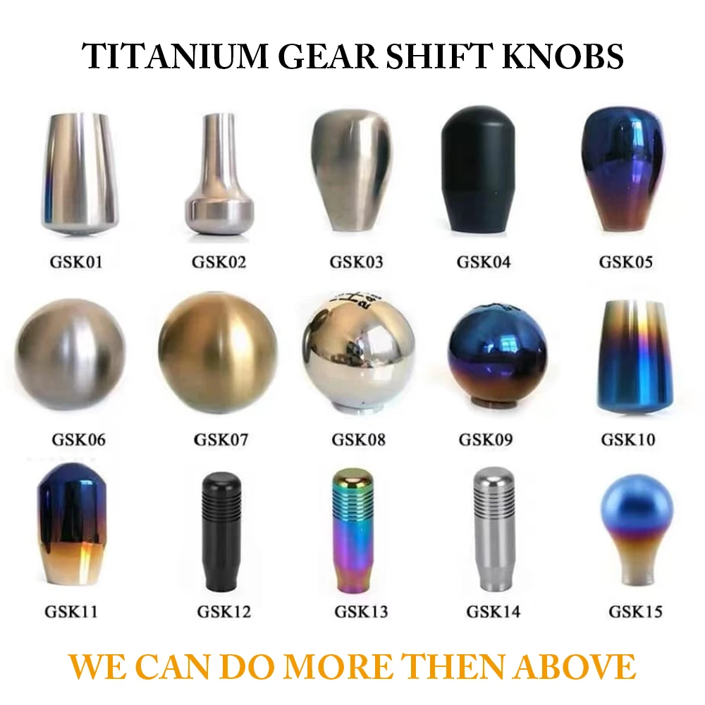 BST-TI titanium alloy gear shift knob shift lever knob Precision Cnc Spare  Custom Automatic Titanium Gear Shift Knob