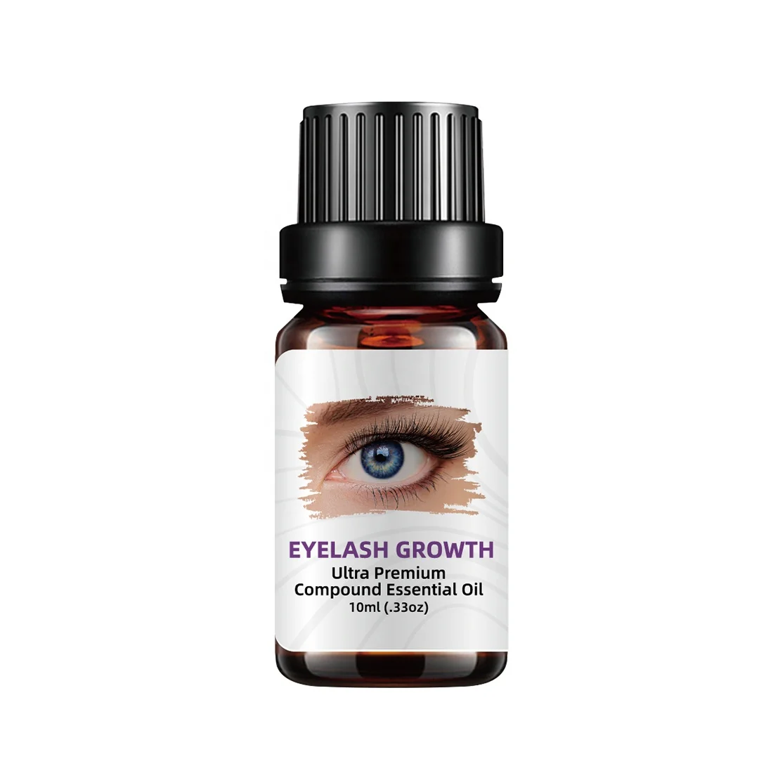 Essential Oil Natural OEM Organic Aromatherapy Eyelash Enhancer Growth Essential in 10ml with low MOQ