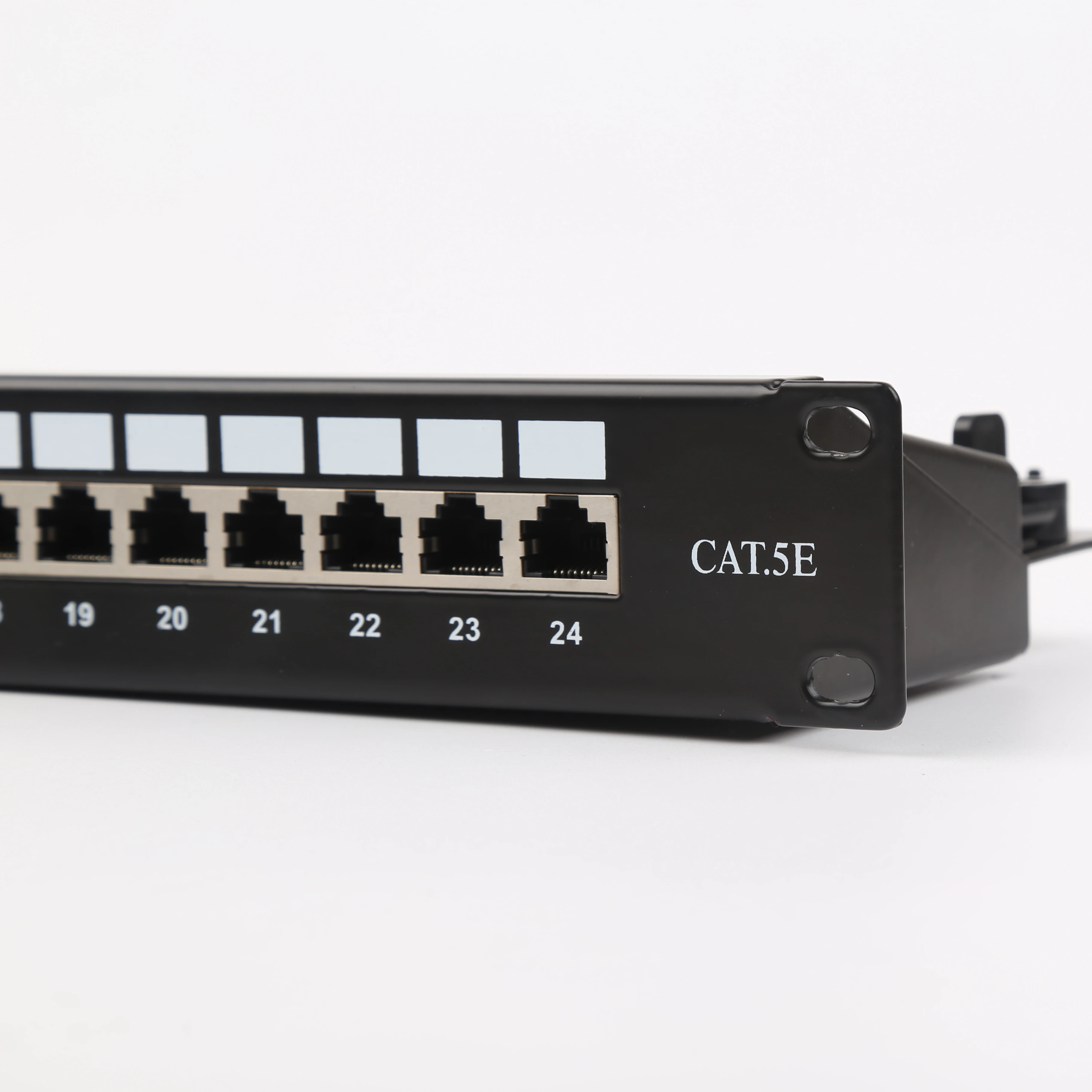 STP 19 дюймов RJ45 сетевой коммутатор с 24 портами экранированный Cat6A cat6 патч-панель
