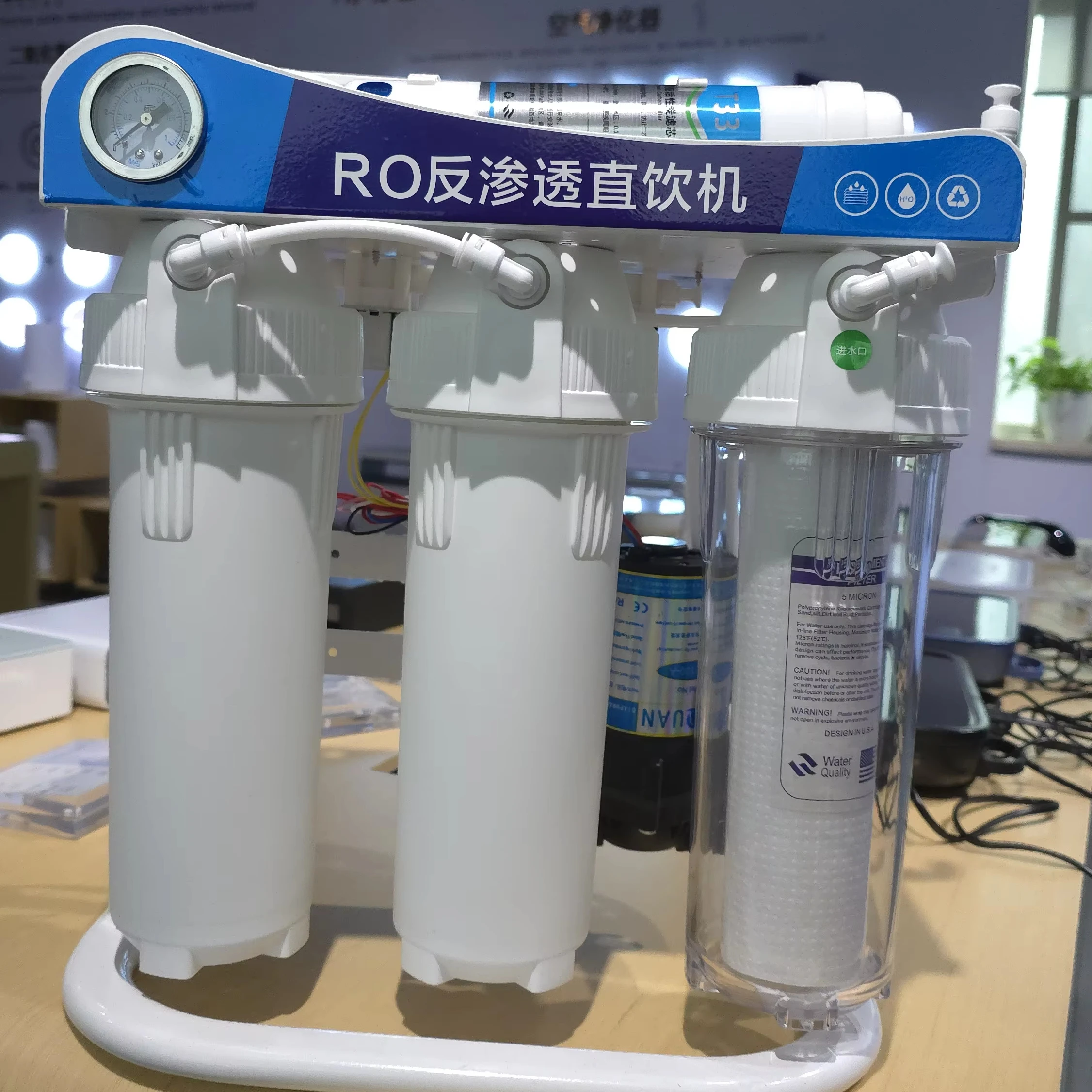 Filtro De Agua Water Purifier Ro Water Filter Reverse Osmosi System 5 Stages Water Purifier Or RO Filter For Home
