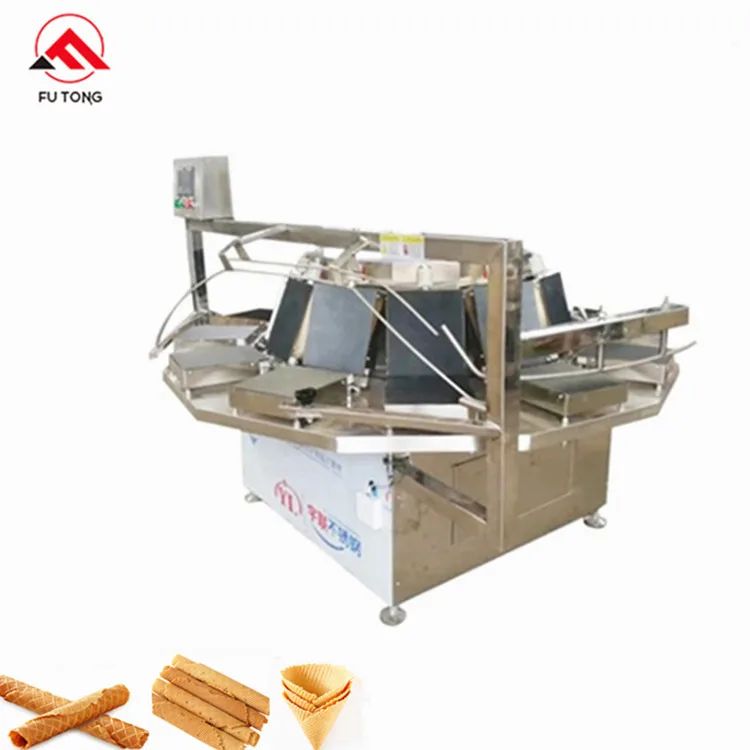 Commercial 8 10 12 heads wafer baker wafer roll machine / wafer stick machine / snack egg roll maker machine