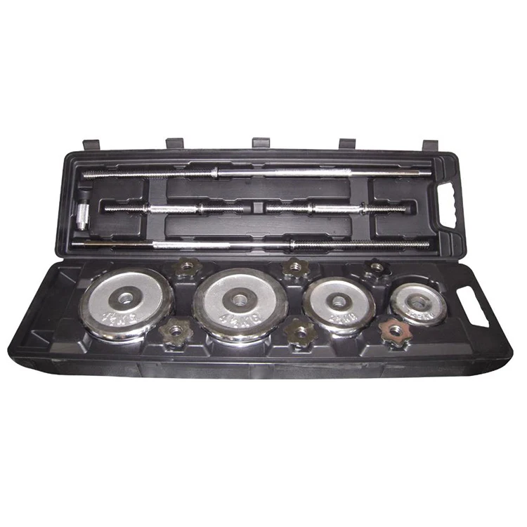 Adjustable weight price 15kg 20kg 30kg 50kg York chrome dumbbell set