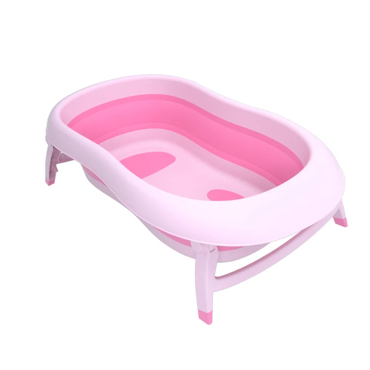 
Wholesale easy storage plastic hospital folding baby bathtub for 0 3 years old baby  (62290521890)