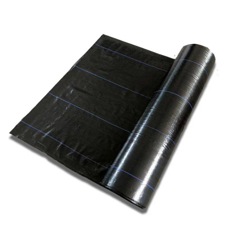 Breathable Landscape fabric weed control mat black pp weed mat ground cover agricultural garden weed mat