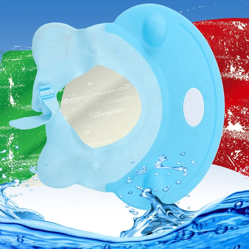 Baby Bath Wash Shower Shampoo  Cap Adjustable Soft Silica Bathing tub Head Hair Rinser hat Protection Kid and Toddler