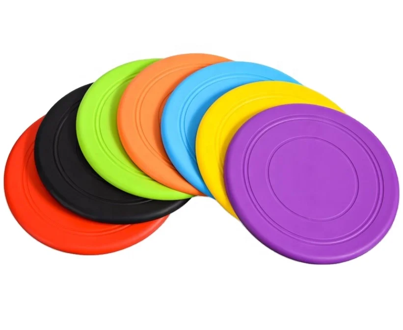 Soft TPR pet dog flying disc toy interaction toy for outdoor frisbeed training dog plastic water floating sports toys for kids