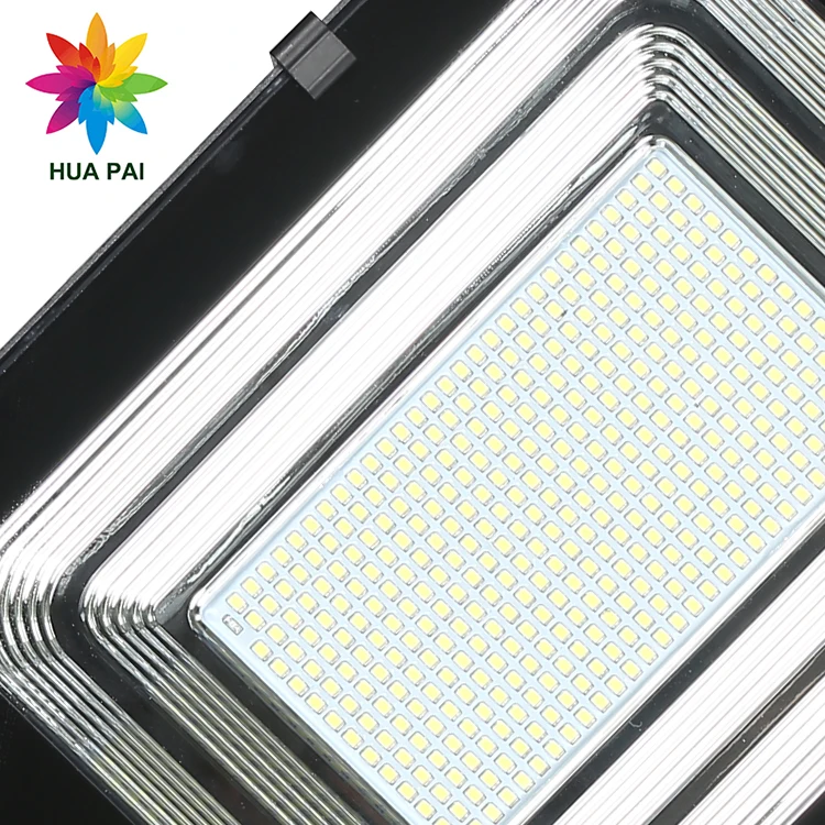  HUAPAI Ip65 водонепроницаемый уличный 60 Вт 100 150 200 Холодный белый дорожный фонарь светодиодный на солнечной